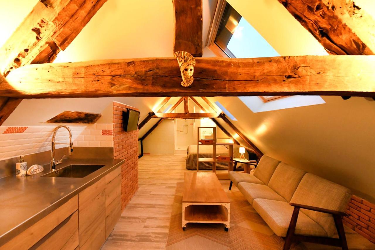 Loft Sous Les Combles - Loft Under The Rafter Apartment Родез Екстериор снимка